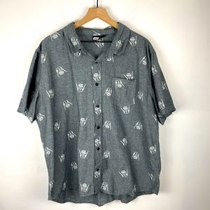 Star Wars Darth Vader short sleeve button up